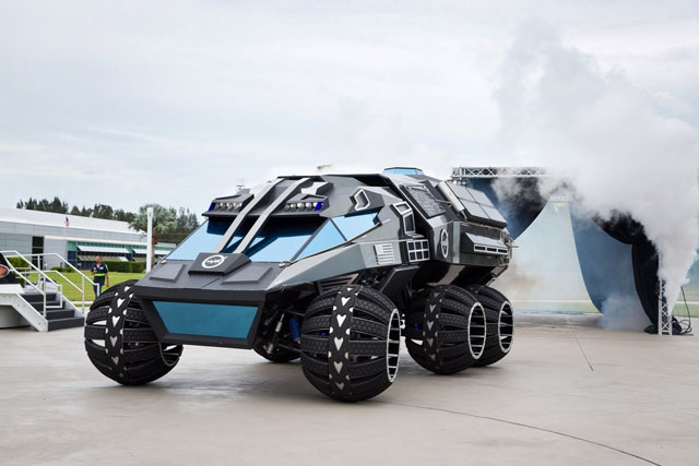 NASA Unveils Six Wheeled Mars Rover