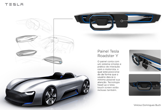 Tesla Roadster Y Study Is An Electric Road