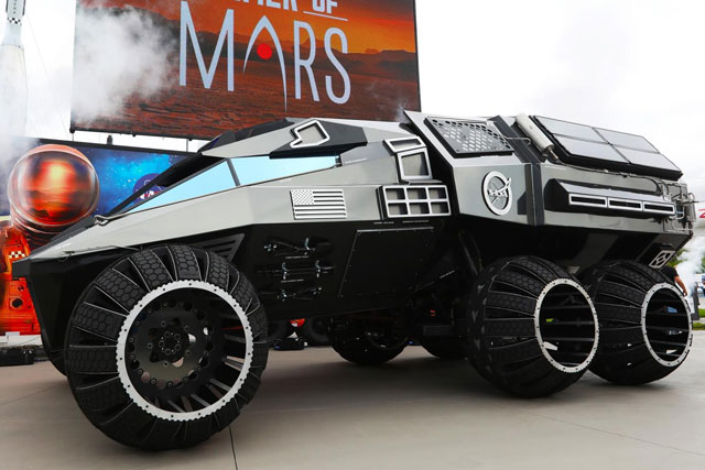 NASA Unveils Six - Wheeled Mars Rover