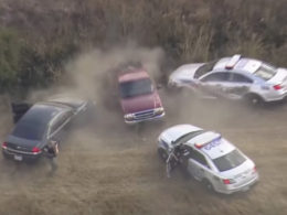 High Speed Chase Police Beatdown