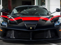 Owner Picks Up Stunning Black And Red Ferrari LaFerrari