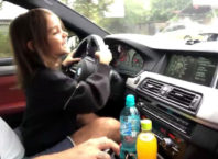 Little Girl Drives BMW M5