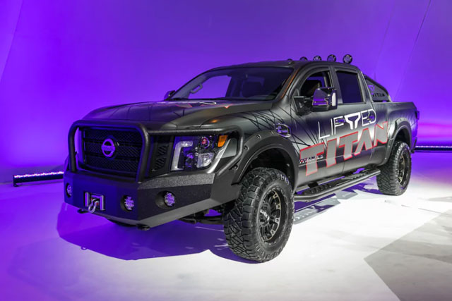 Nissan Titan with ICON Vehicle Dynamics Lift Kit