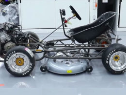 Honda CBR1000RR Powered Lawnmower