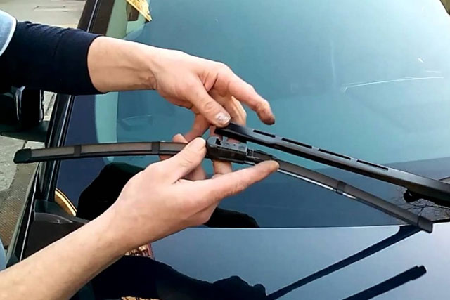 Clean and Replace Windshields Wipers