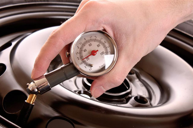 Inspect Tire and Fluid Pressure