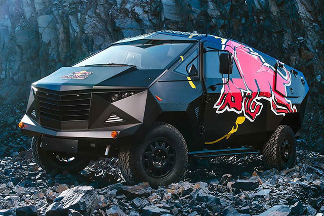 Red Bull’s ‘Armored Moon Vehicle’ Land Rover