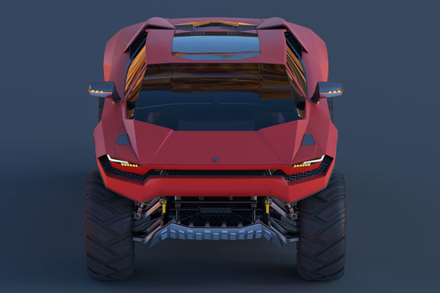 Lamborghini LM005 Concept Designs by Car Design News