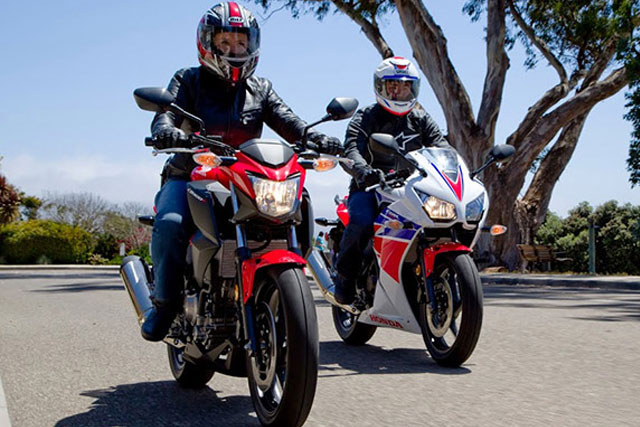 Honda CB300F and Honda CBR300R