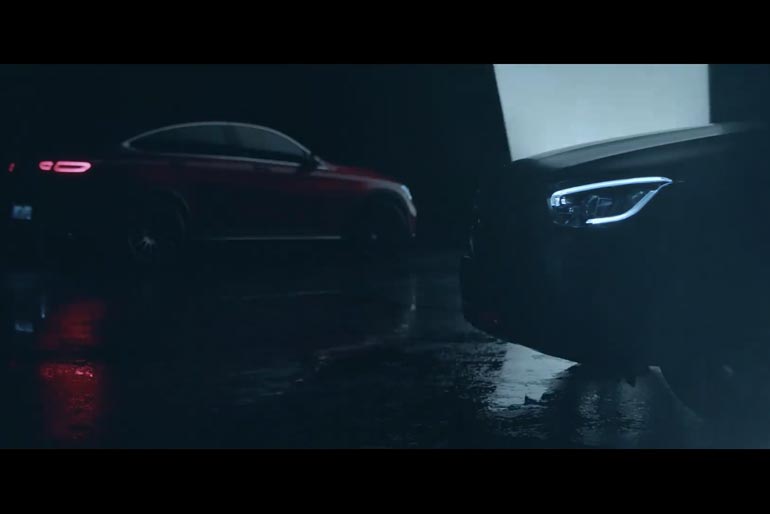 2020 Mercedes GLC Coupe Facelift Teased Again