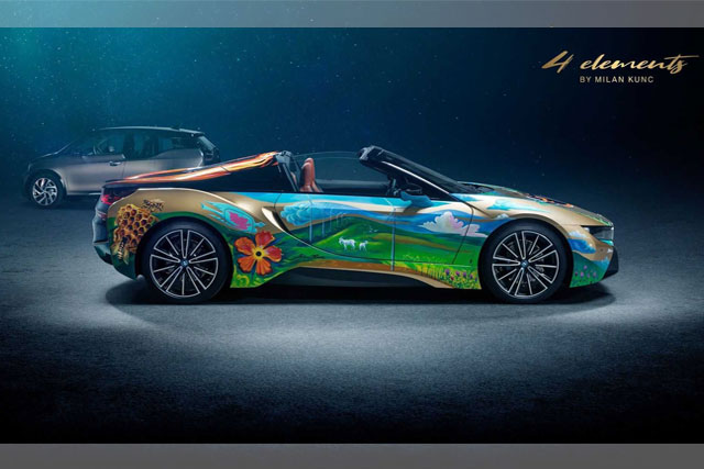 BMW i8 Roadster Art Car