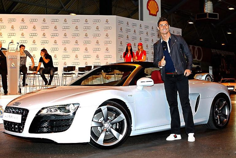 Cristiano Ronaldo Audi R8