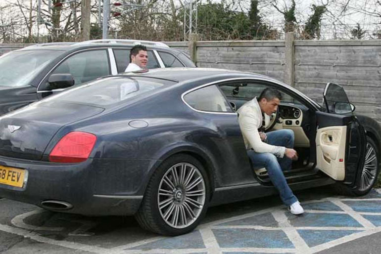 Cristiano Ronaldo Bentley GT Speed