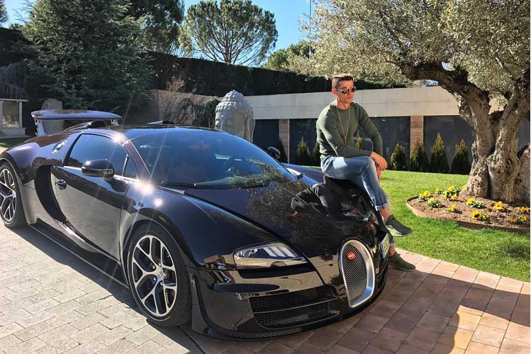 Cristiano Ronaldo Bugatti Veyron