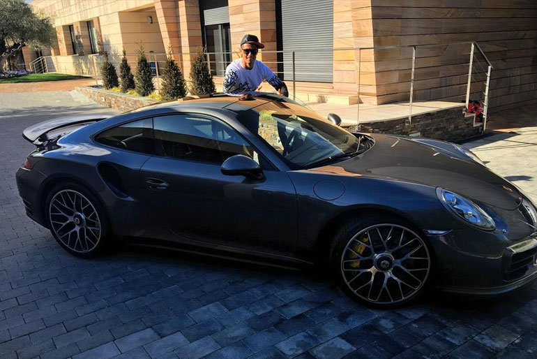 Cristiano Ronaldo Porsche 911 Carrera S Cabriolet