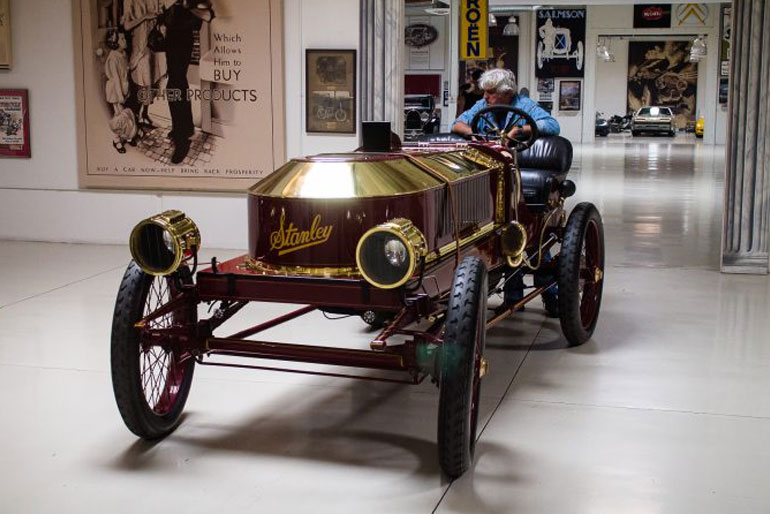 Jay Leno 1906 Stanley Steamer Vanderbilt Cup Racer