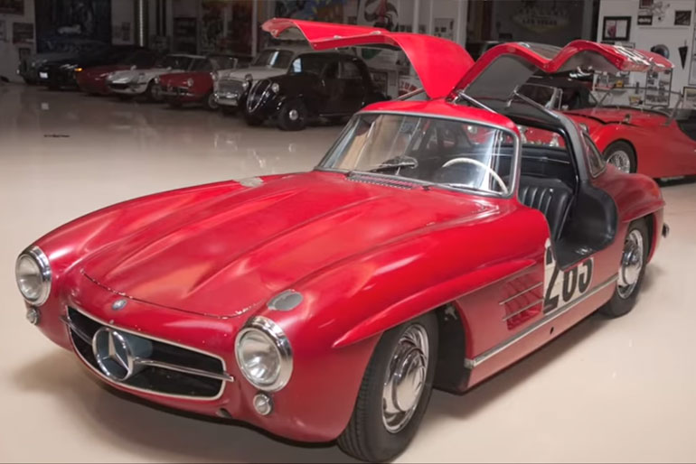 Jay Leno 1955 Mercedes 300SL Gullwing Coupe