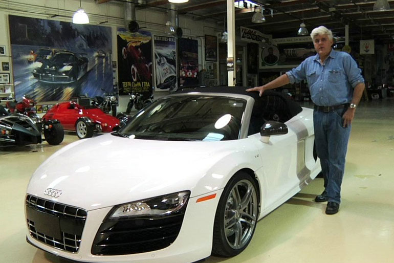 Jay Leno 2011 Audi R8 Spyder