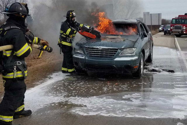 Woman Drives Used Car 20 Minutes Before It Goes Up In Flames