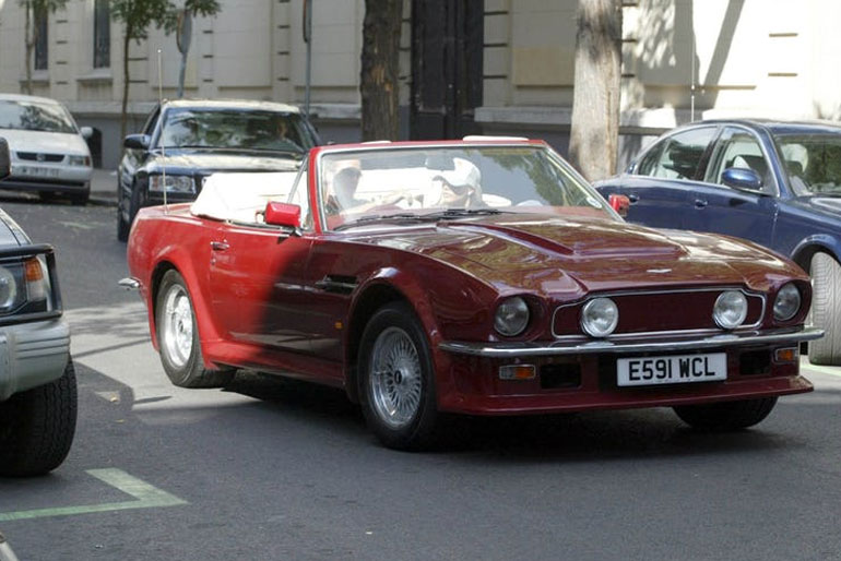 David Beckham Aston Martin V8 Vantage