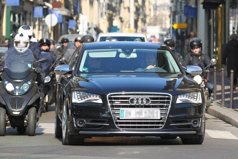 David Beckham Audi S8