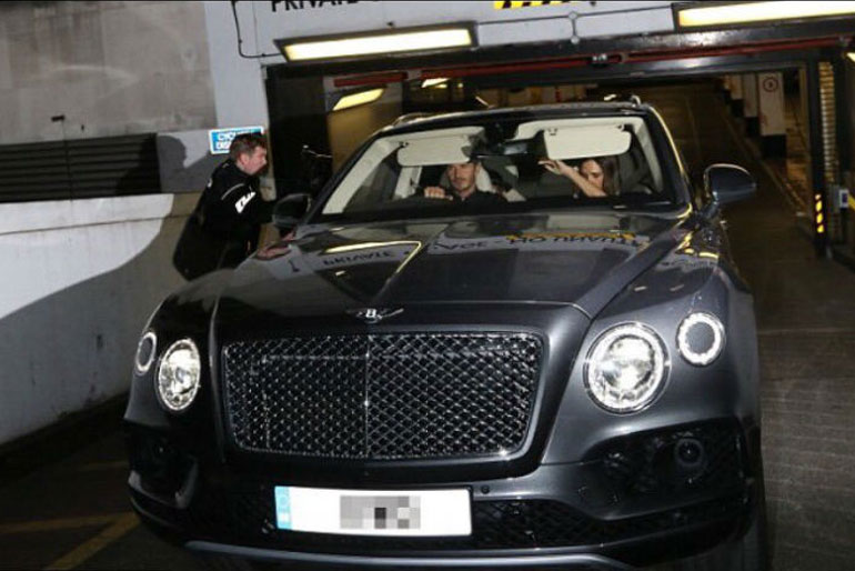 David Beckham Bentley Bentayga