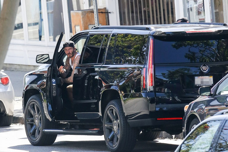 David Beckham Cadillac Escalade