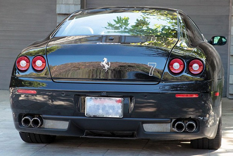 David Beckham Ferrari 612 Scaglietti