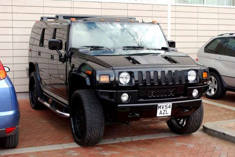 David Beckham Hummer H2