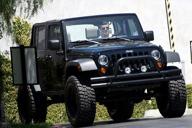 David Beckham Jeep Wrangler Unlimited