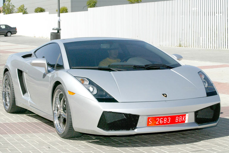 David Beckham Lamborghini Gallardo