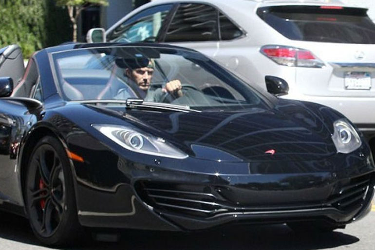 David Beckham McLaren MP4-12C SPIDER