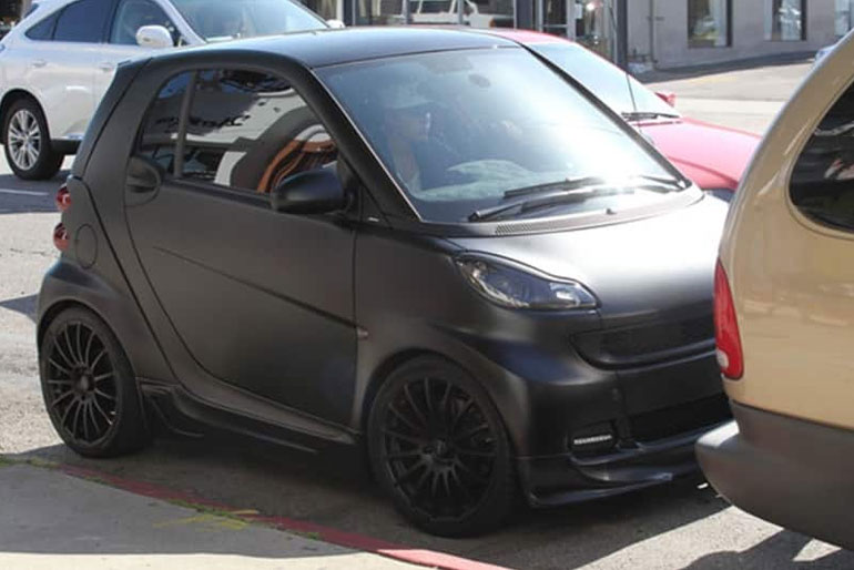 Justin Bieber Smart Fortwo