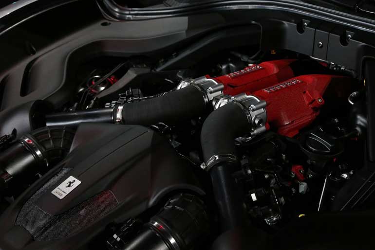 2020 Ferrari Roma Engine