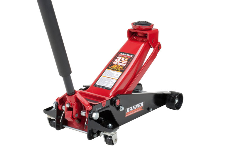 Blackhawk B6350 Black/Red Fast Lift Service Jack