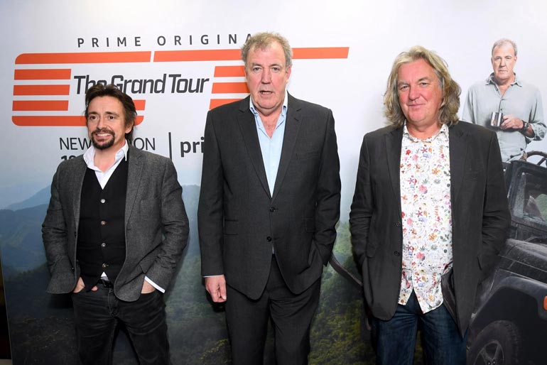 Top Gear's Jeremy Clarkson, Richard Hammond and James May 