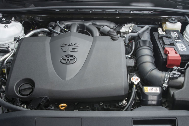 2020 Toyota Camry TRD Engine