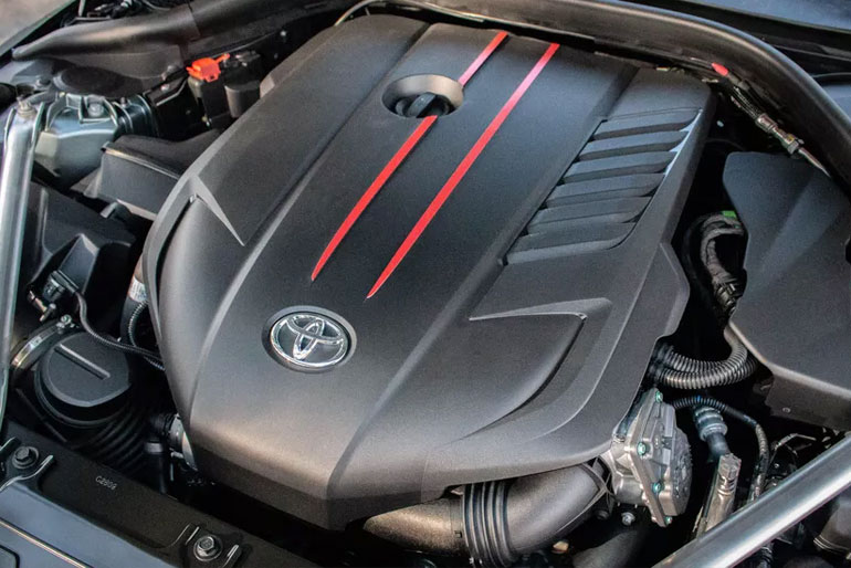 Engine and Transmission of 2021 Toyota Supra