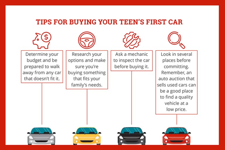 Tips For Buying Your Teen’s First Car