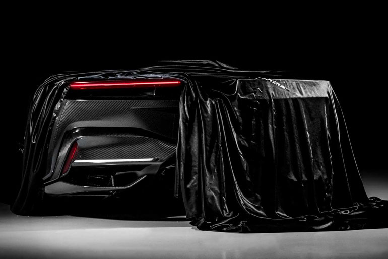 Automobili Pininfarina Battista Debut Teaser Covered Tail