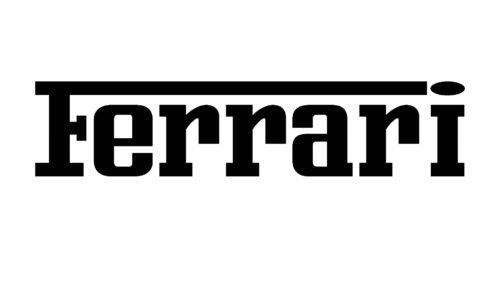 Font Ferrari logo