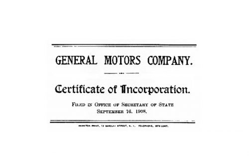 1908 GM Logo