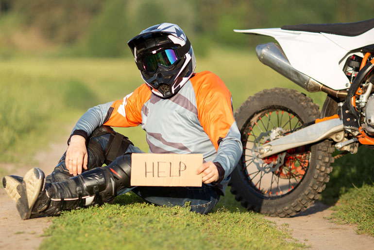 Can Grass Clippings Cause Motorcycle Accidents?