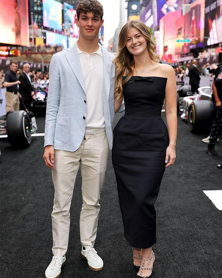 Oliver Bearman Girlfriend Alicia Torriani