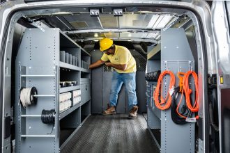 HVAC Van Shelving